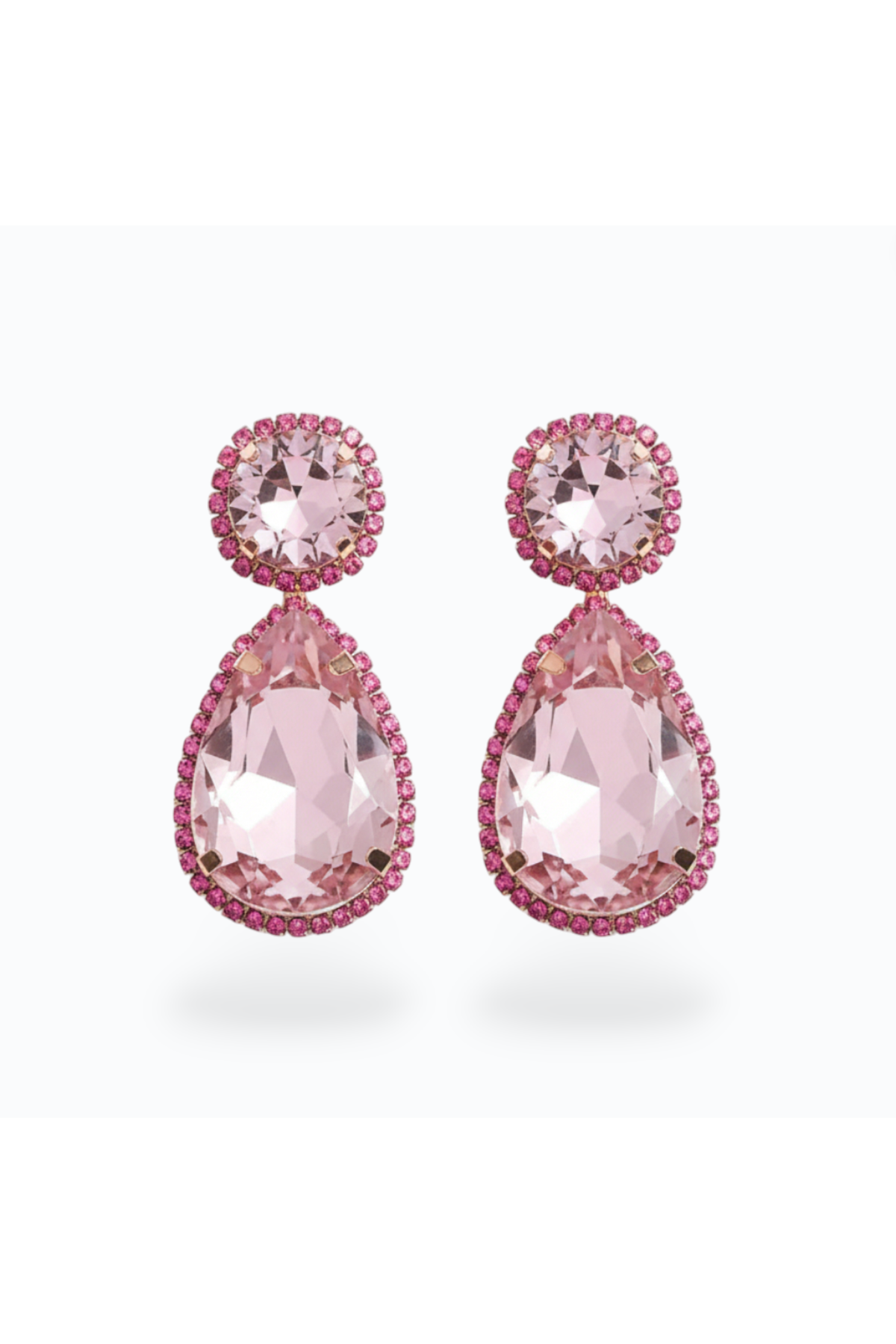 ESME | TEAR DROP EARRING - PINK