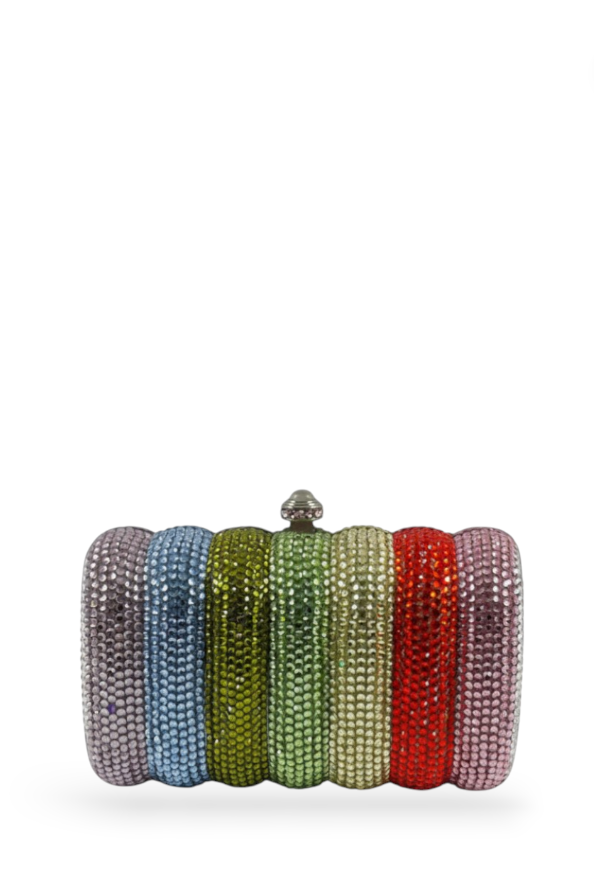 Rainbow Crystal Mini Clutch