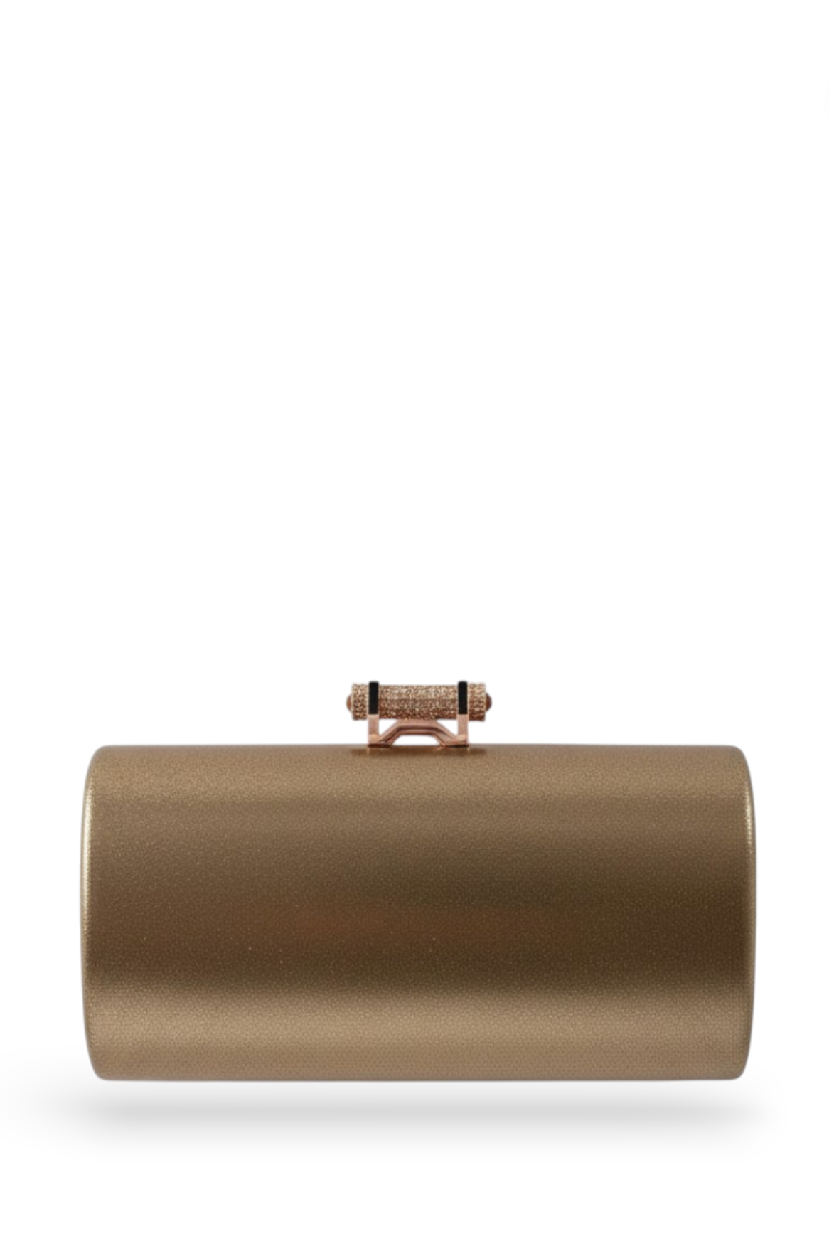 Metallic Rose Gold Clutch