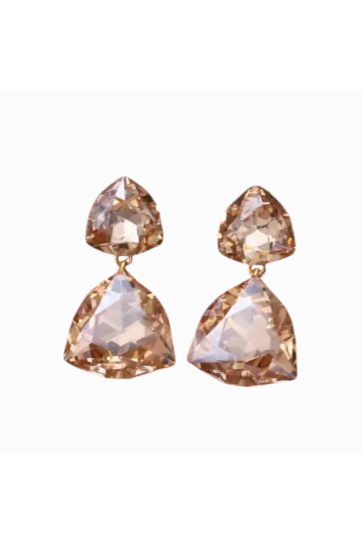 NIKOLINA | TRIANGULAR DROP - CHAMPAGNE