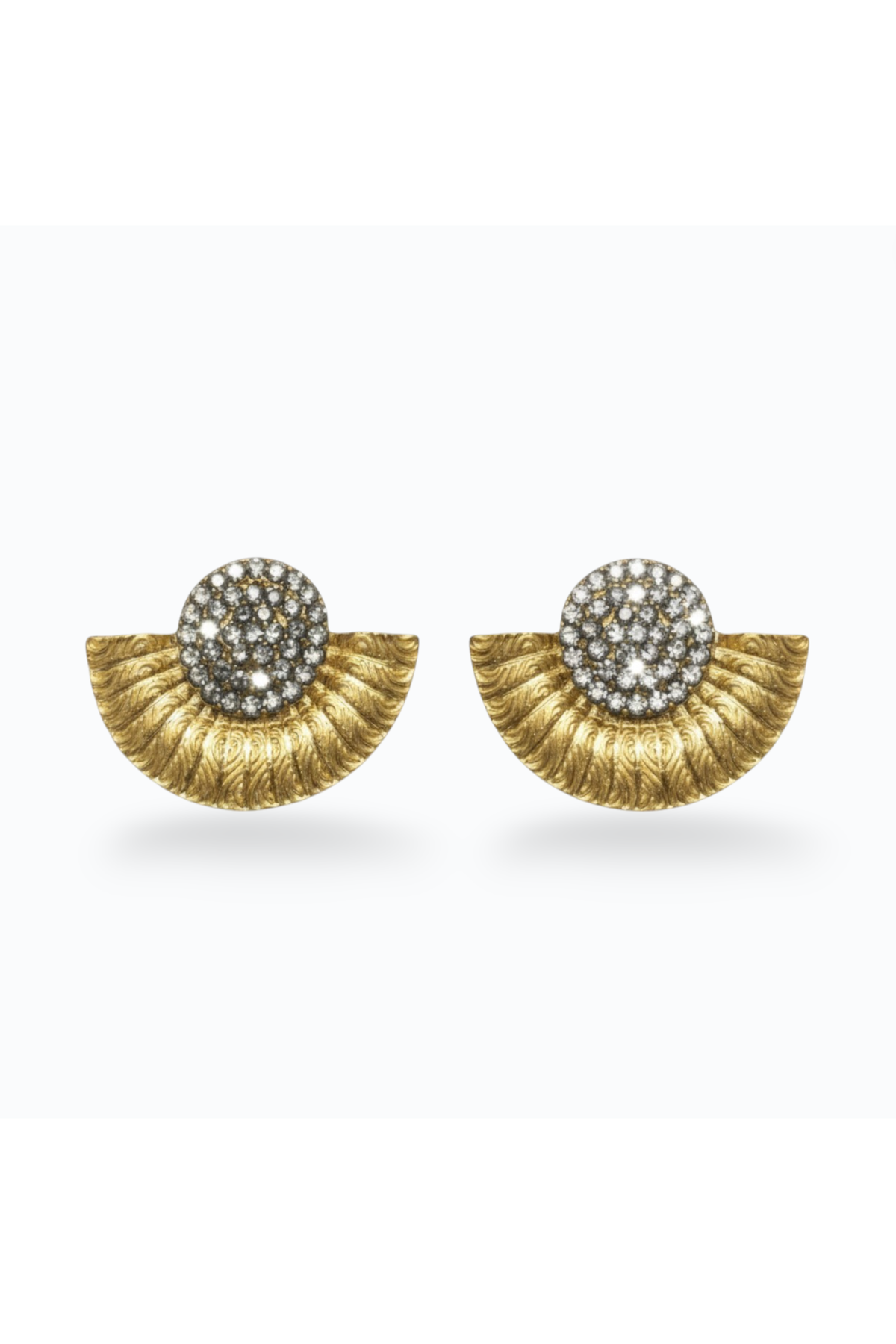 LEXI | GOLD FAN EARRING