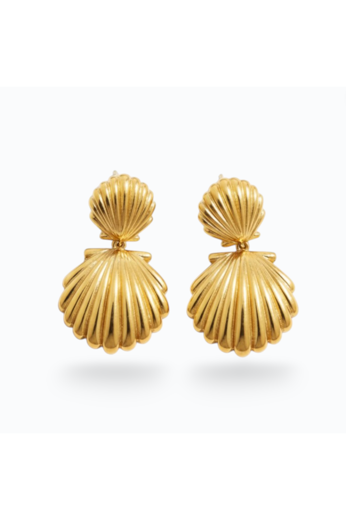 ARIEL | GOLD SHELL EARRING
