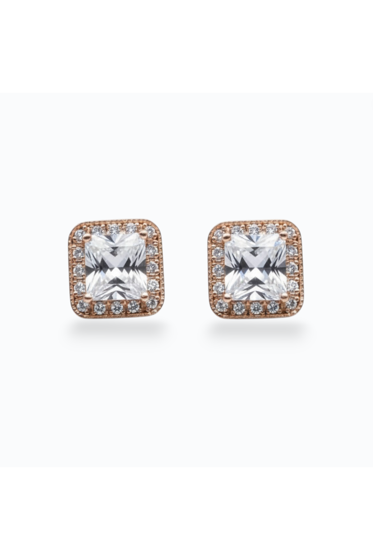 KRIS | CRYSTAL EARRING - Rose Gold