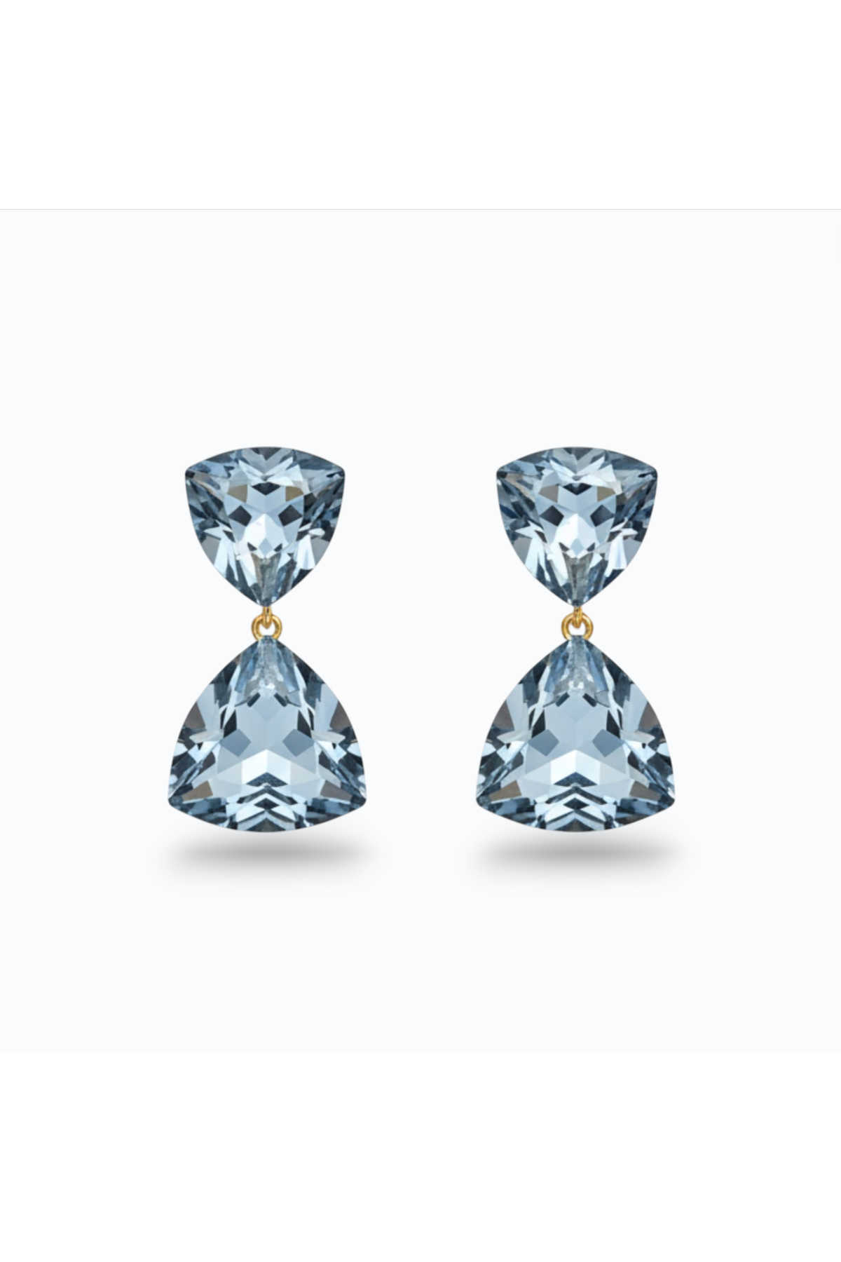 NIKOLINA | TRIANGULAR DROP - ICE BLUE