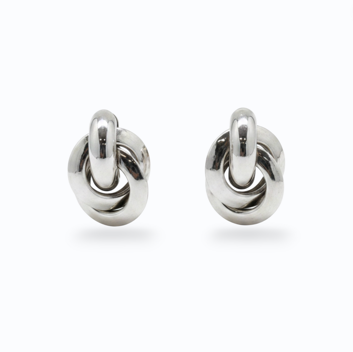 NATASHA | METALLIC STUD - SILVER