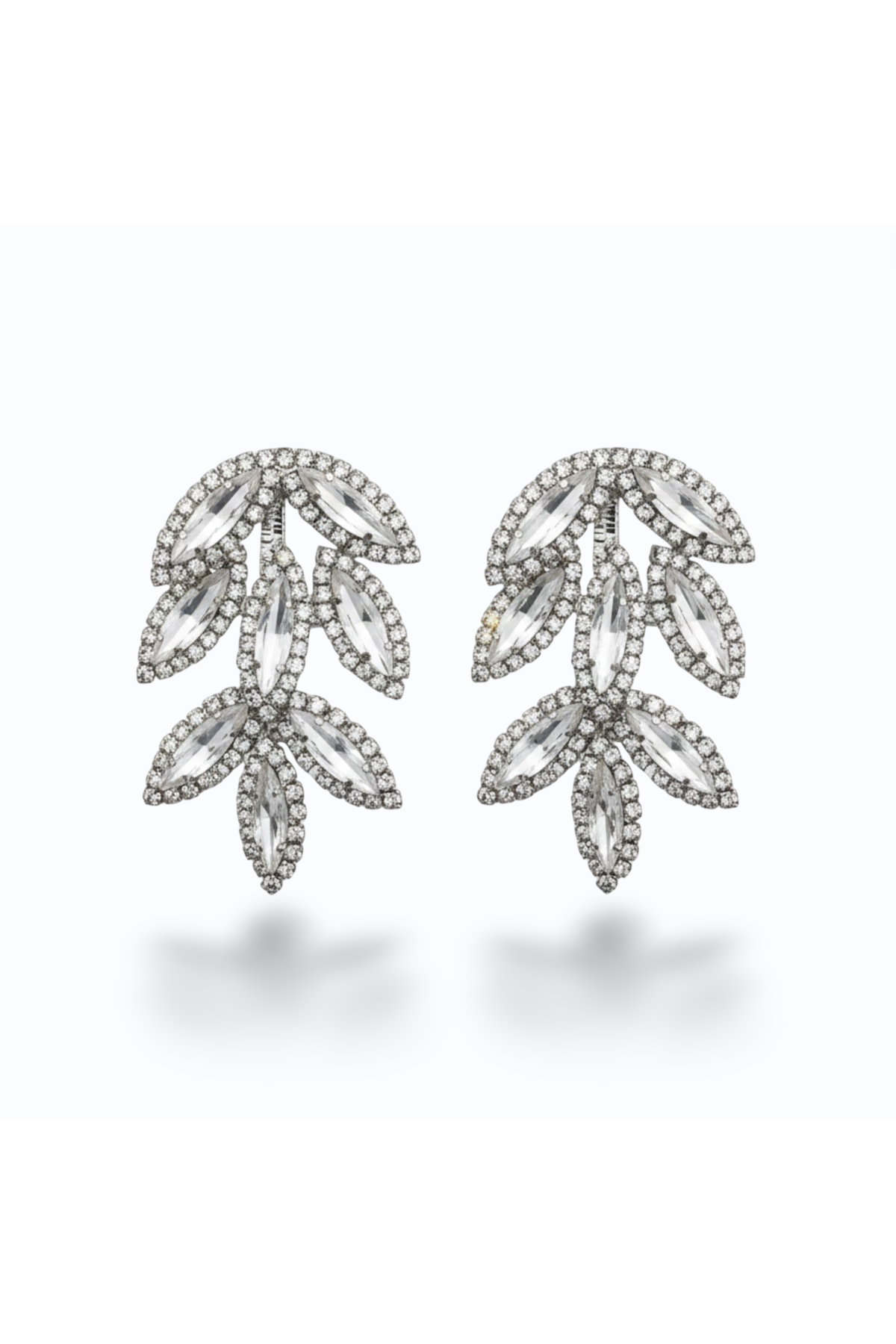 MARGARET | SILVER CRYSTAL EARRING