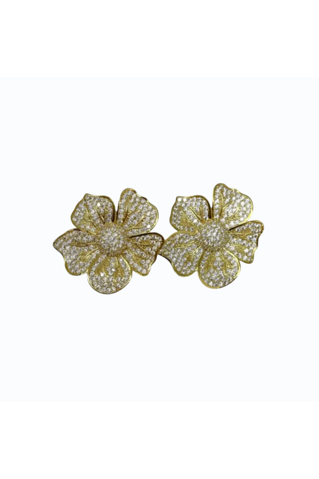 RHEA | FLOWER EARRING - Gold
