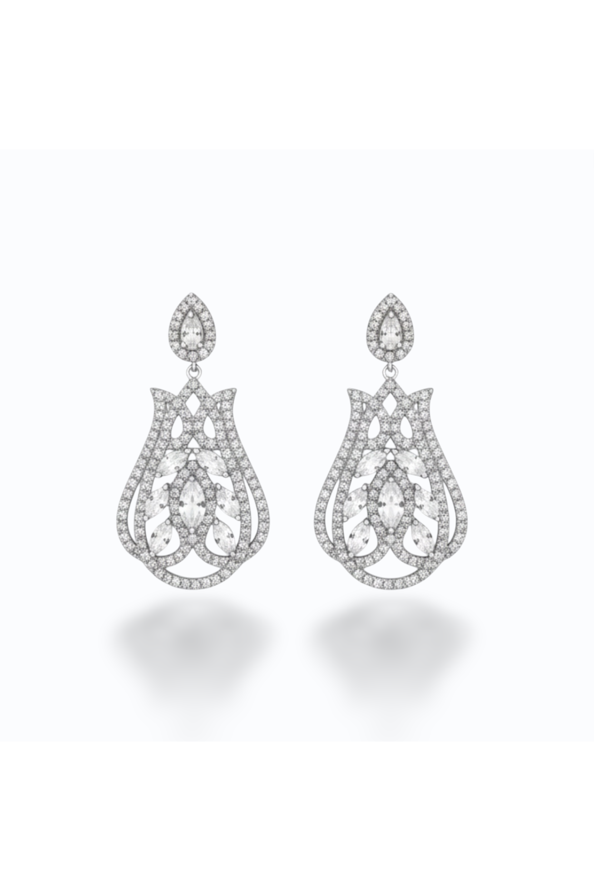 RILEY | DROP EARRING - Clear