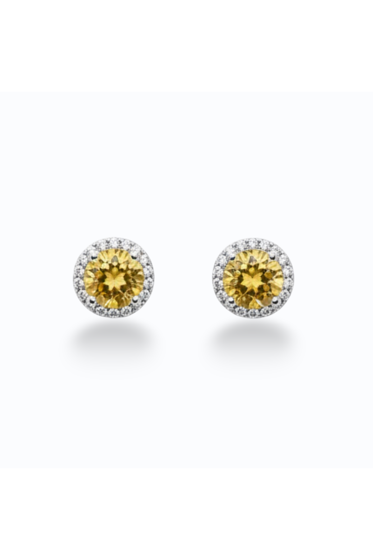 ELIZABETH | CRYSTAL STUD - Golden Yellow