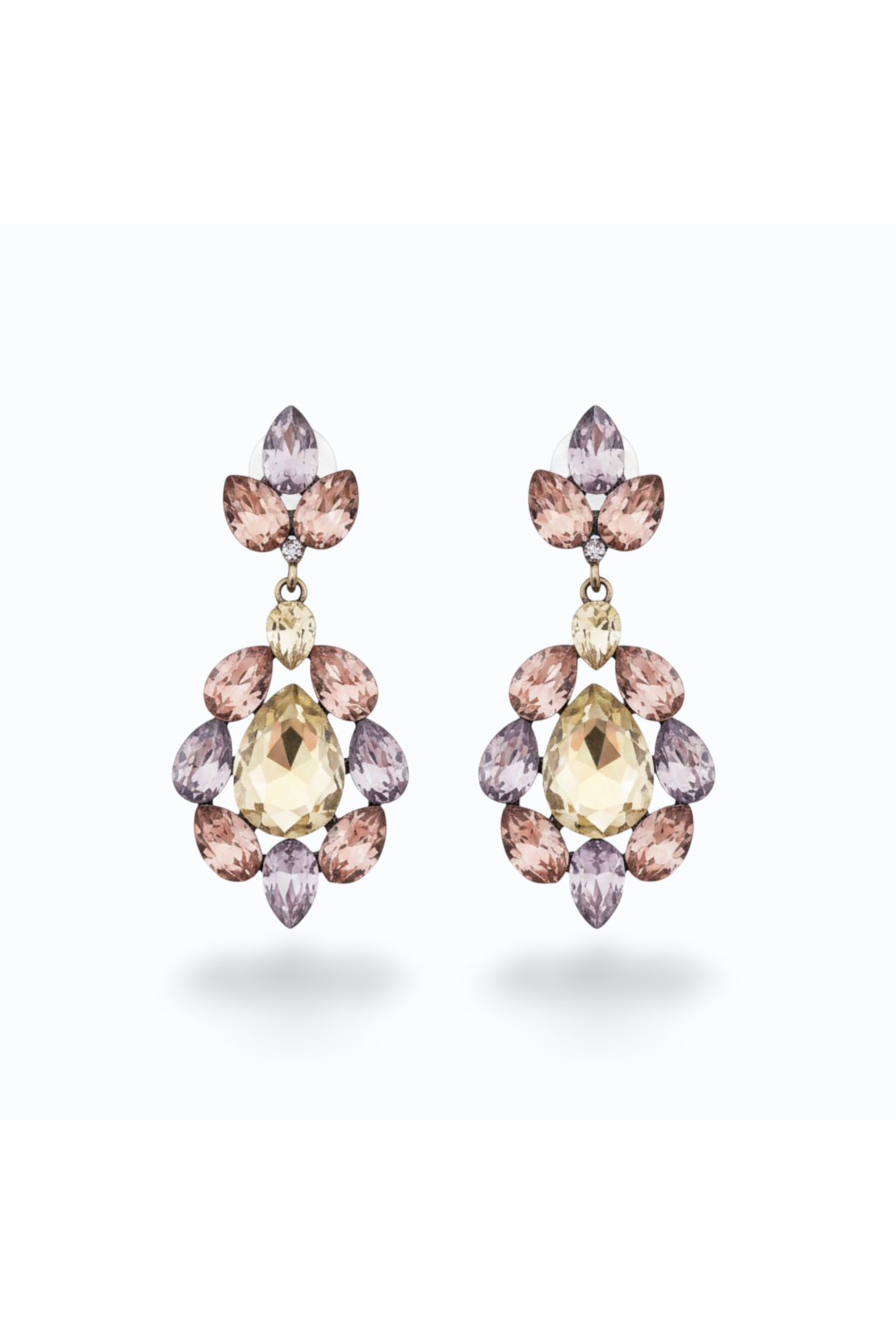 HILDA | Multi Flower Crystal Drop
