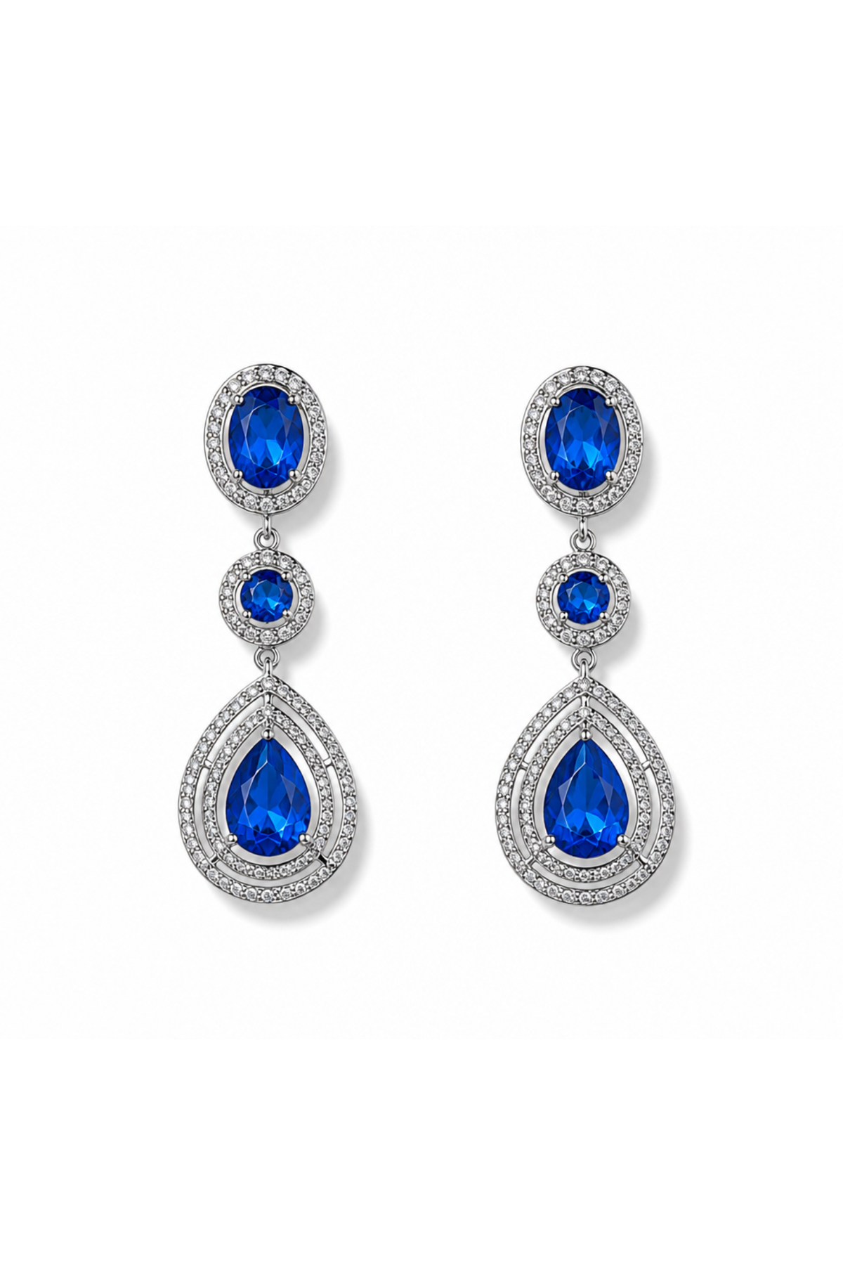 MADISON | DROP EARRING - Sapphire