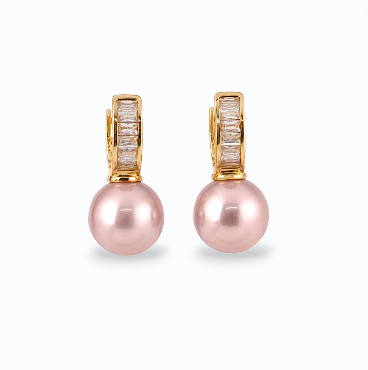 JAYLA | PINK PEARL EARRING
