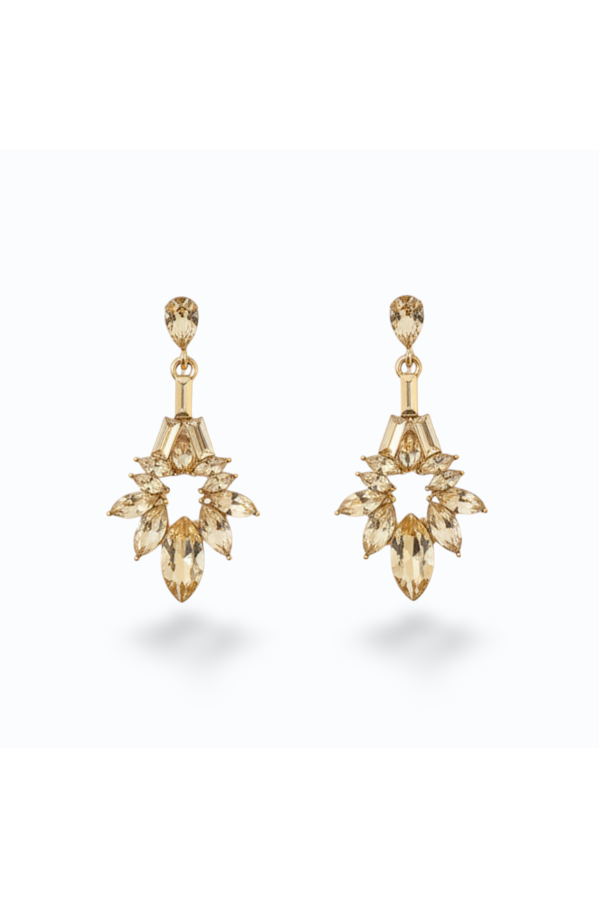 IVY | STAR DROP EARRING- Champagne