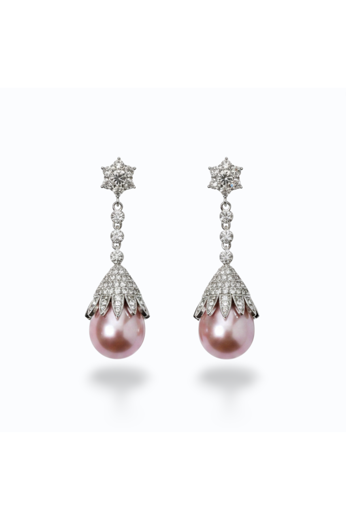 PEARLITA | FRESH WATER PEARL DROP EARRINGS - Pink