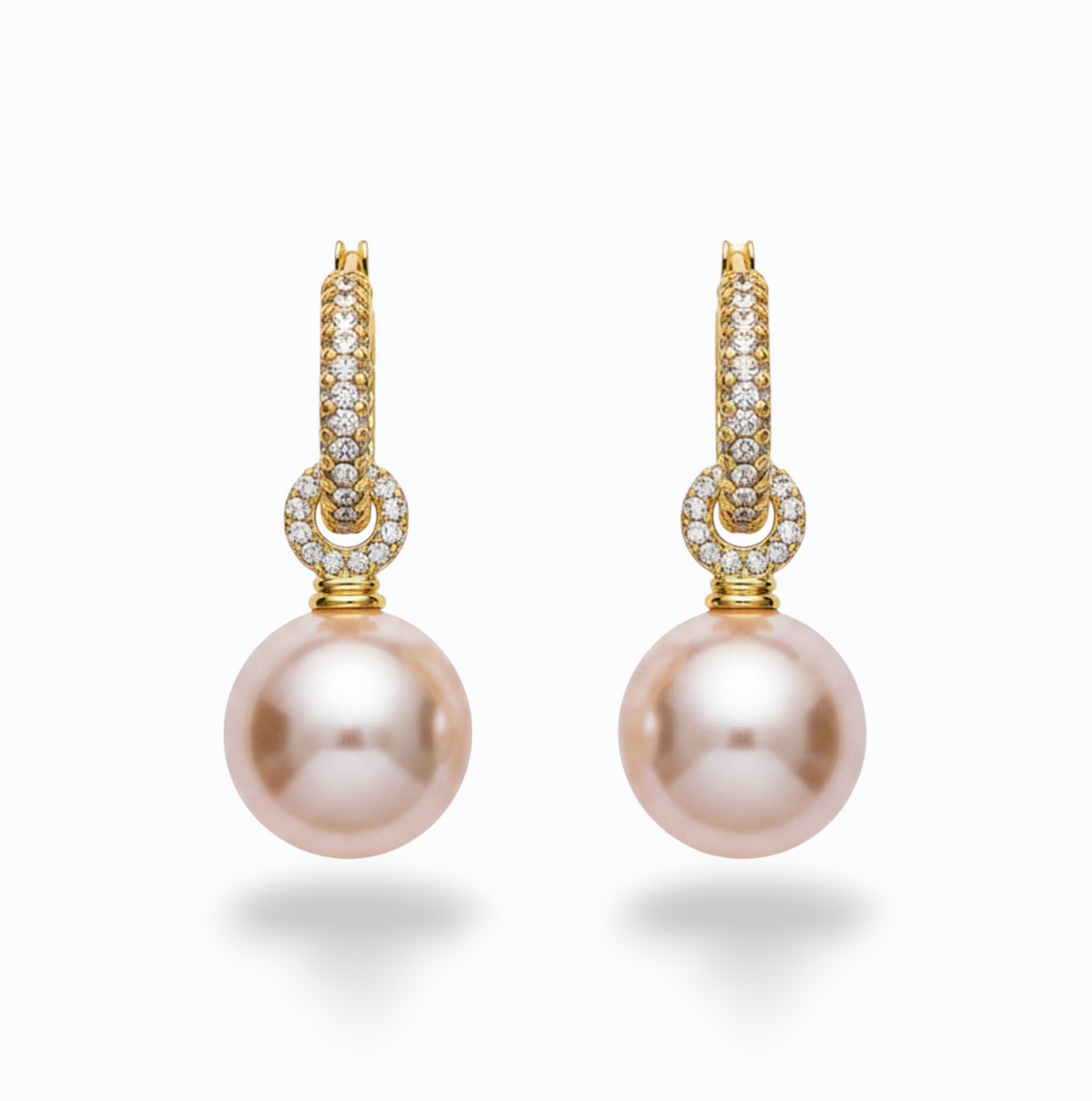 LILLA | PEARL EARRING - Blush Pink