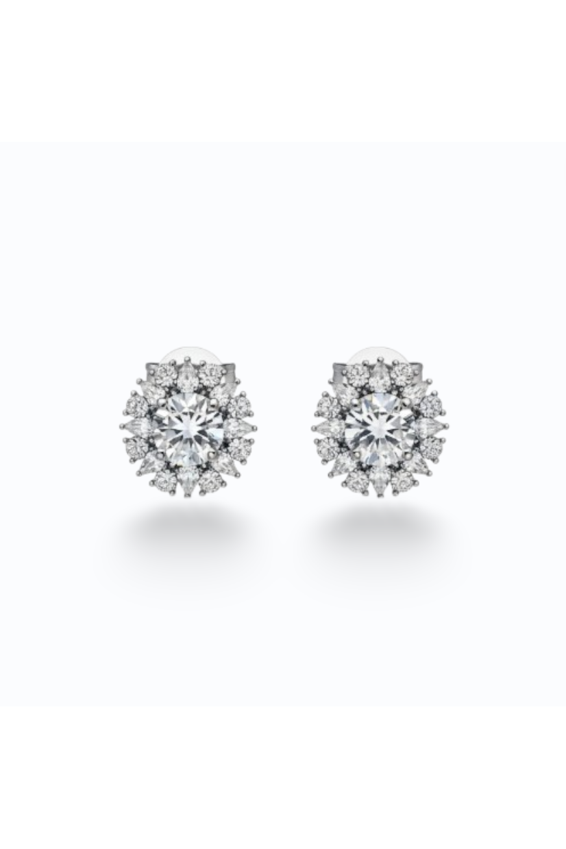 DARCY | OVAL CRYSTAL STUD