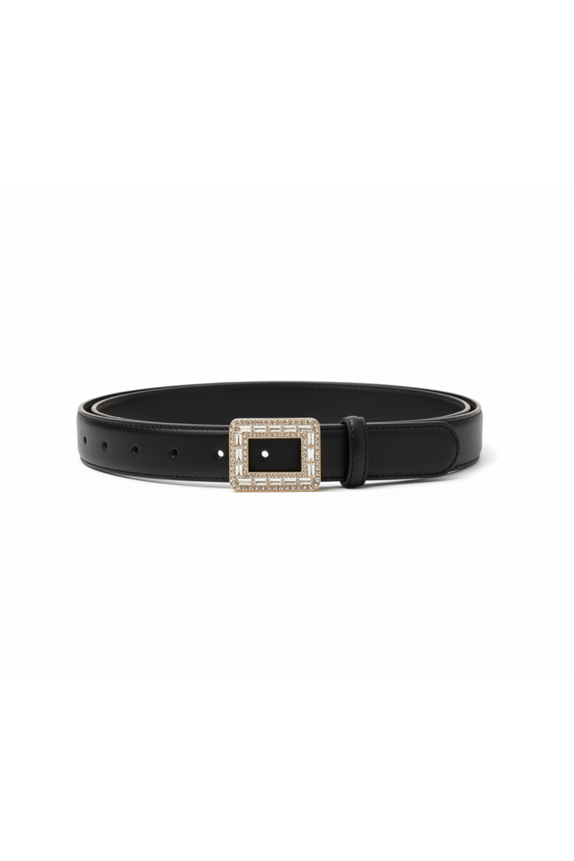 VICTORIA | Black Leather Belt