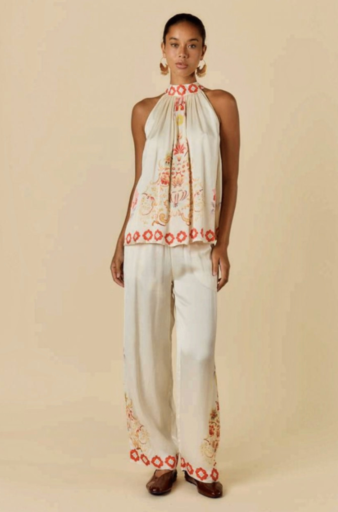 RUBYYAYA | GAZTE PANT - CREAM