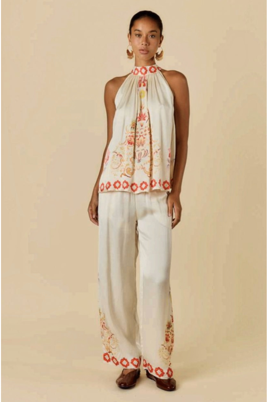 RUBYYAYA | GAZTE PANT - CREAM