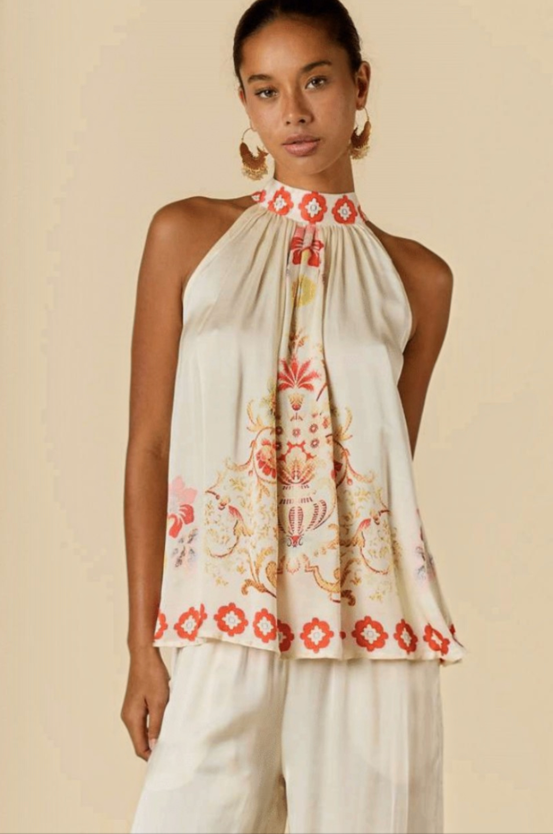 RUBYYAYA | GAZTE TOP - CREAM