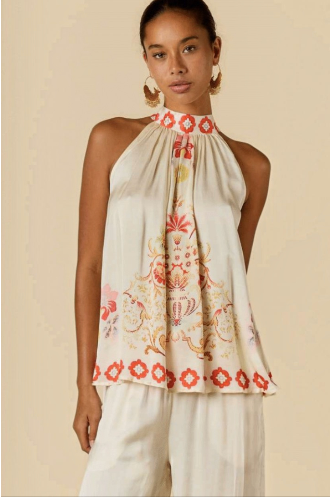 RUBYYAYA | GAZTE TOP - CREAM