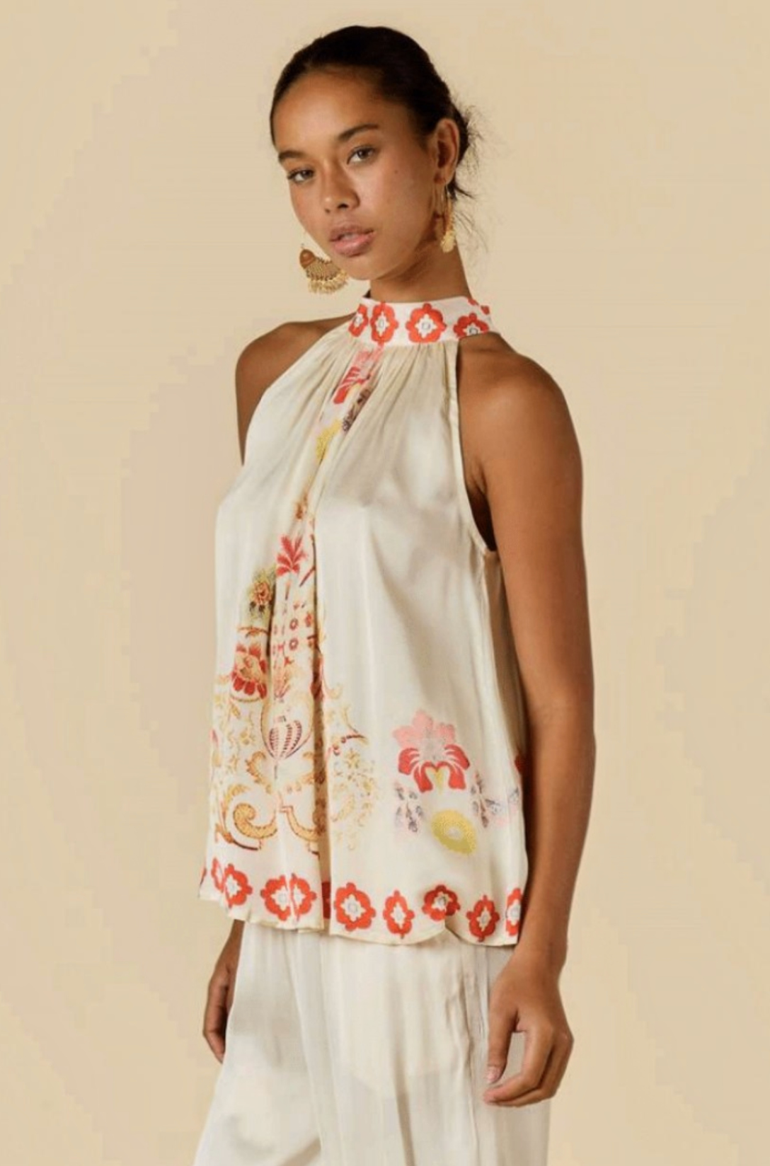 RUBYYAYA | GAZTE TOP - CREAM
