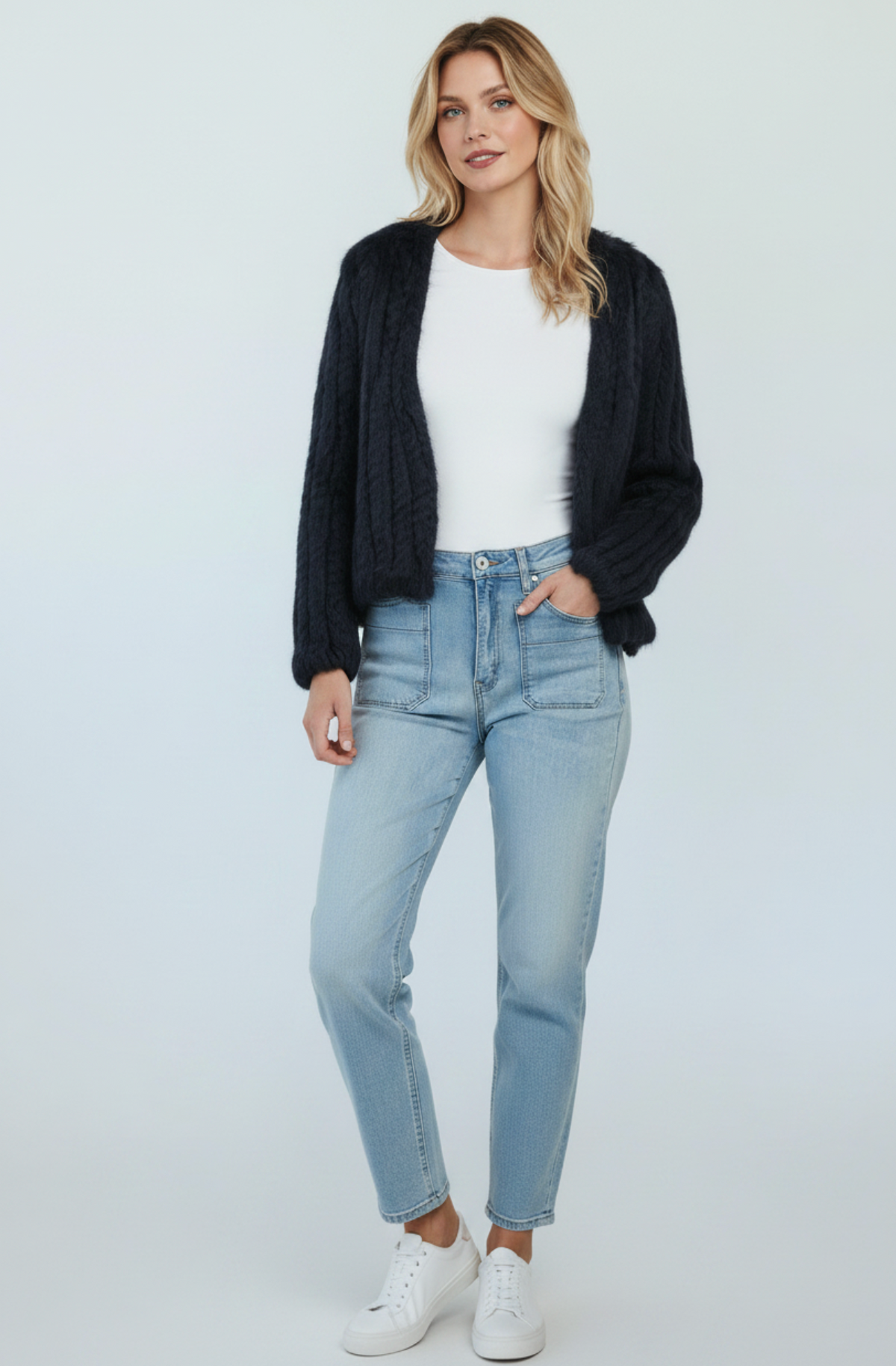FUR | Navy Jacket
