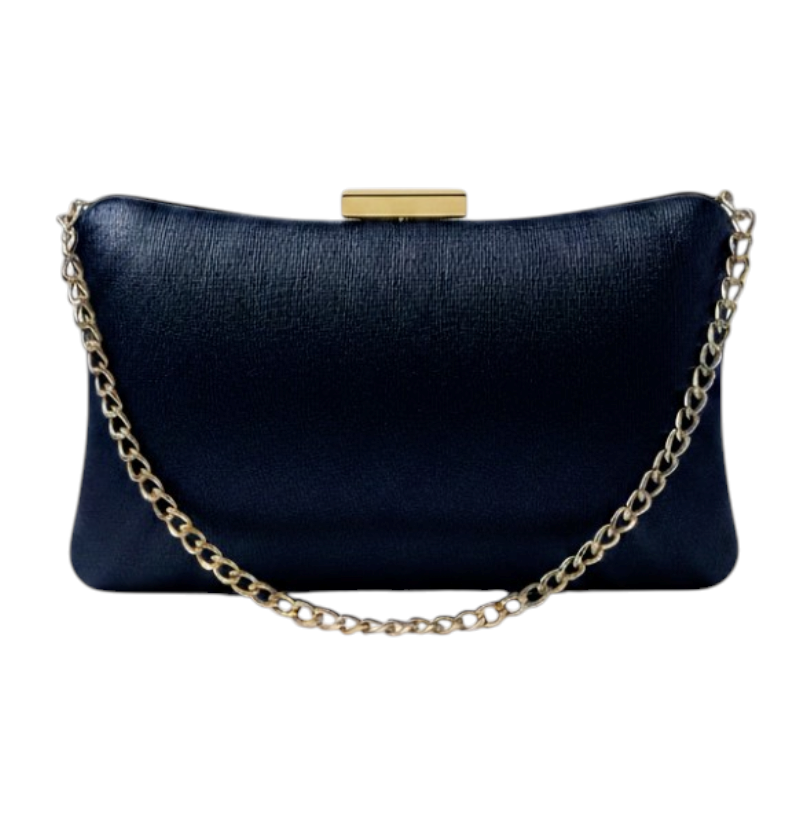 GREGORY LADNER | AVA BAG WITH SIDE CHAIN - Navy
