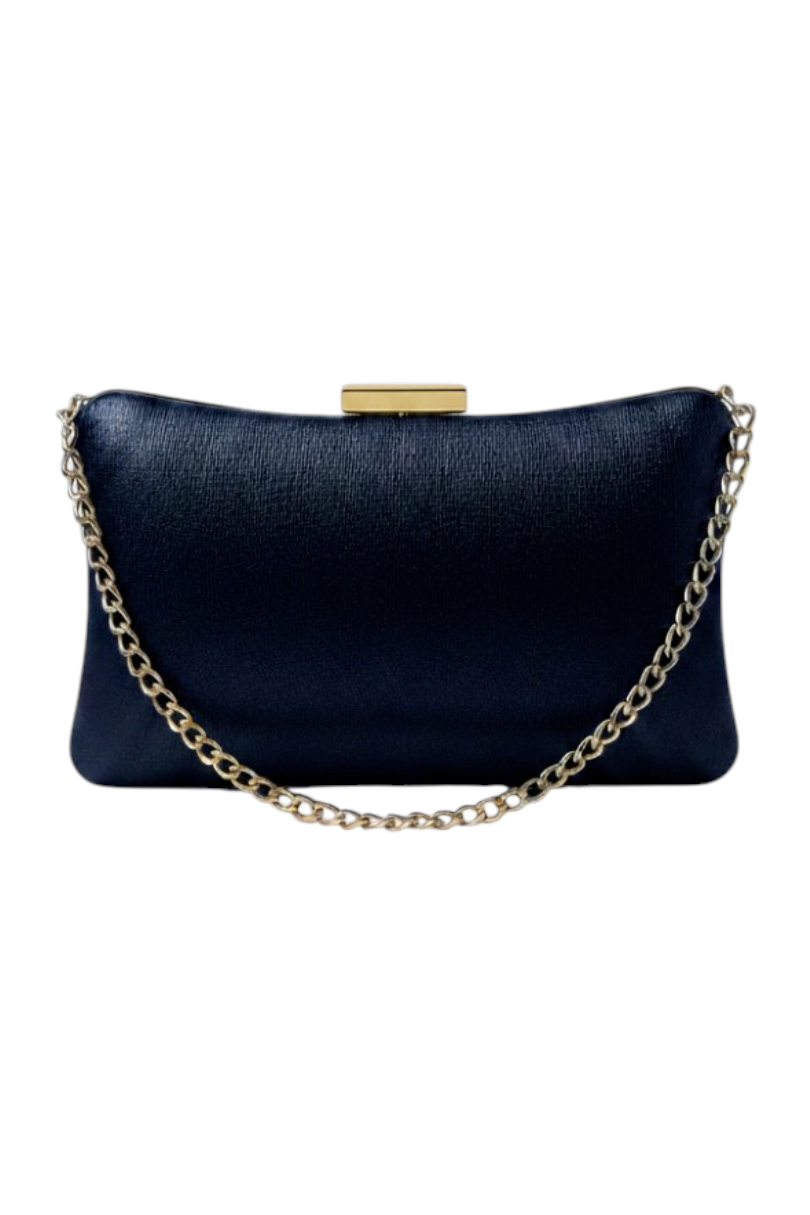 GREGORY LADNER | AVA BAG WITH SIDE CHAIN - Navy