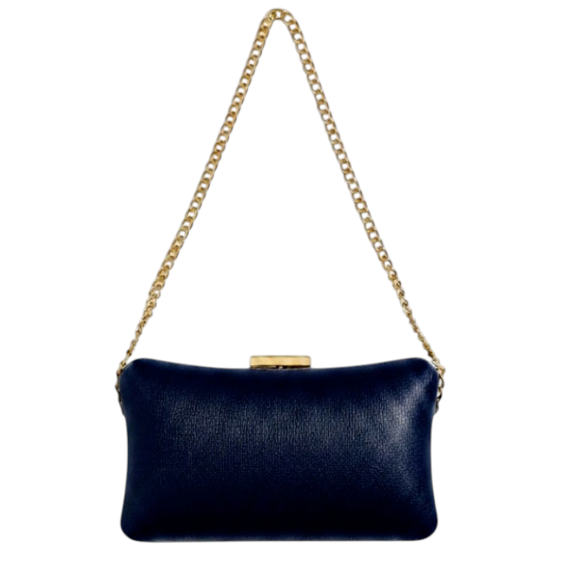 GREGORY LADNER | AVA BAG WITH SIDE CHAIN - Navy