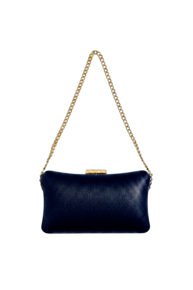 GREGORY LADNER | AVA BAG WITH SIDE CHAIN - Navy