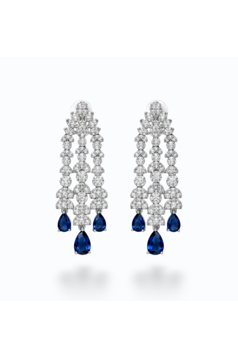 TIFFANY | DROP EARRING - Royal Blue