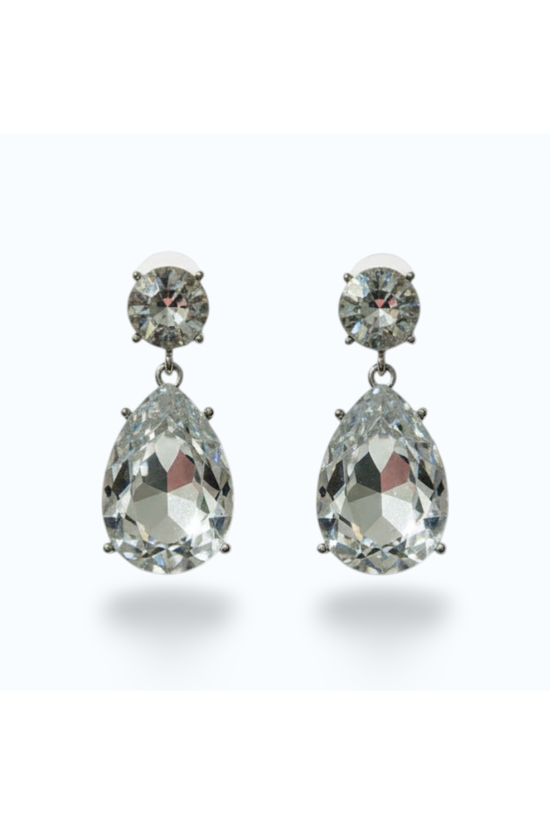 MARIBELLE | CRYSTAL EARRING -Clear