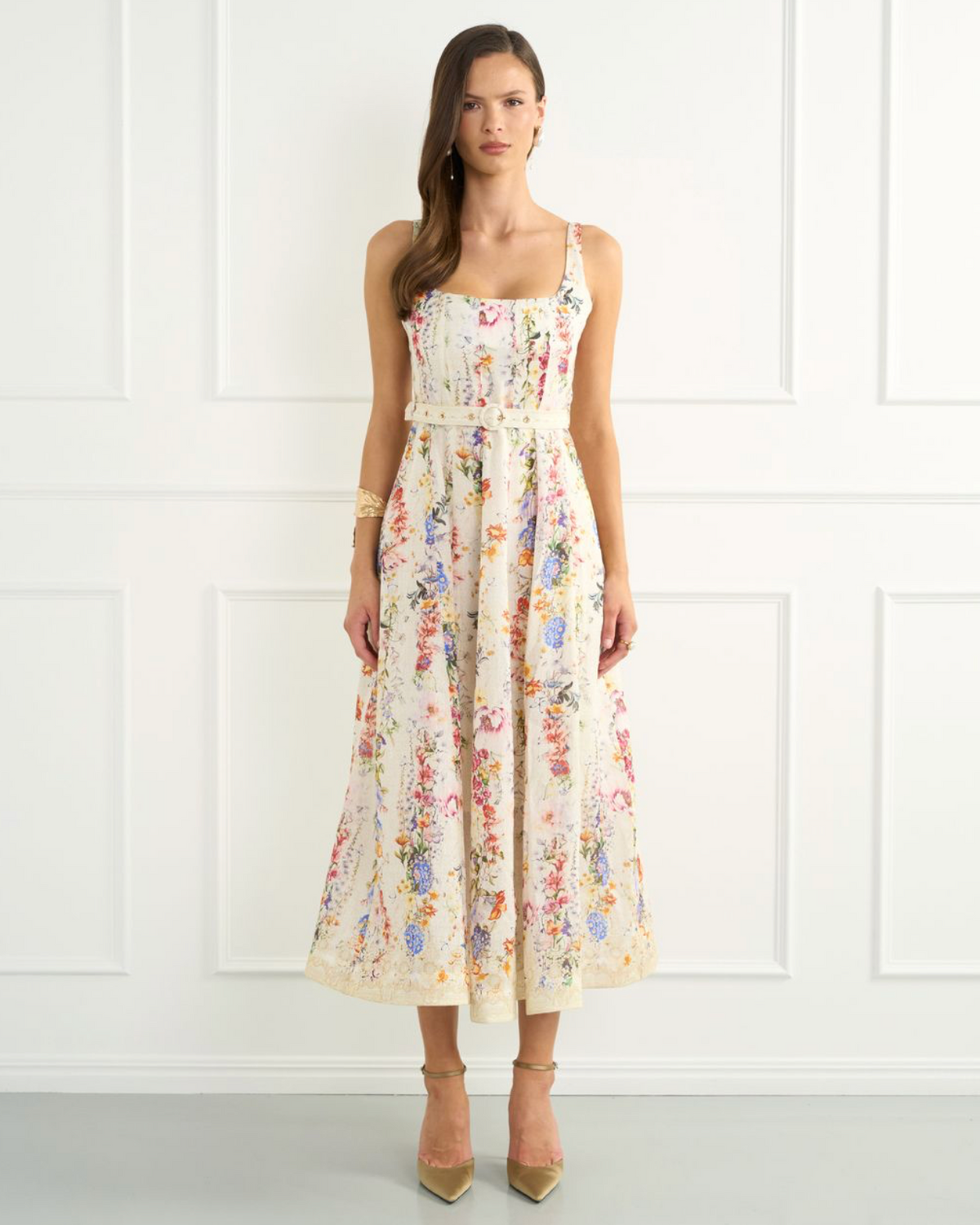 AQUA BLU | VERA MIDI DRESS