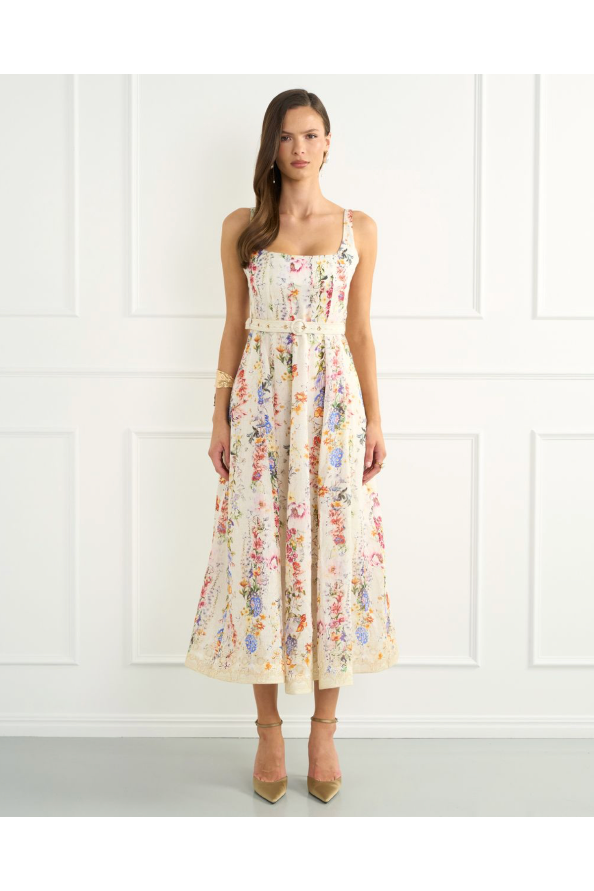AQUA BLU | VERA MIDI DRESS