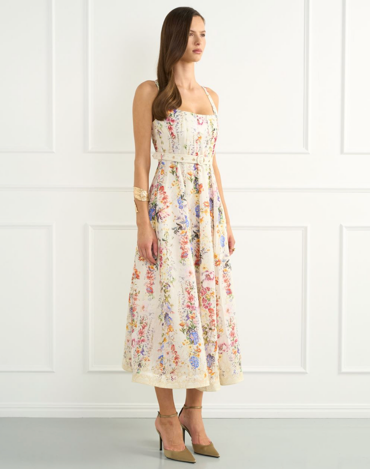 AQUA BLU | VERA MIDI DRESS
