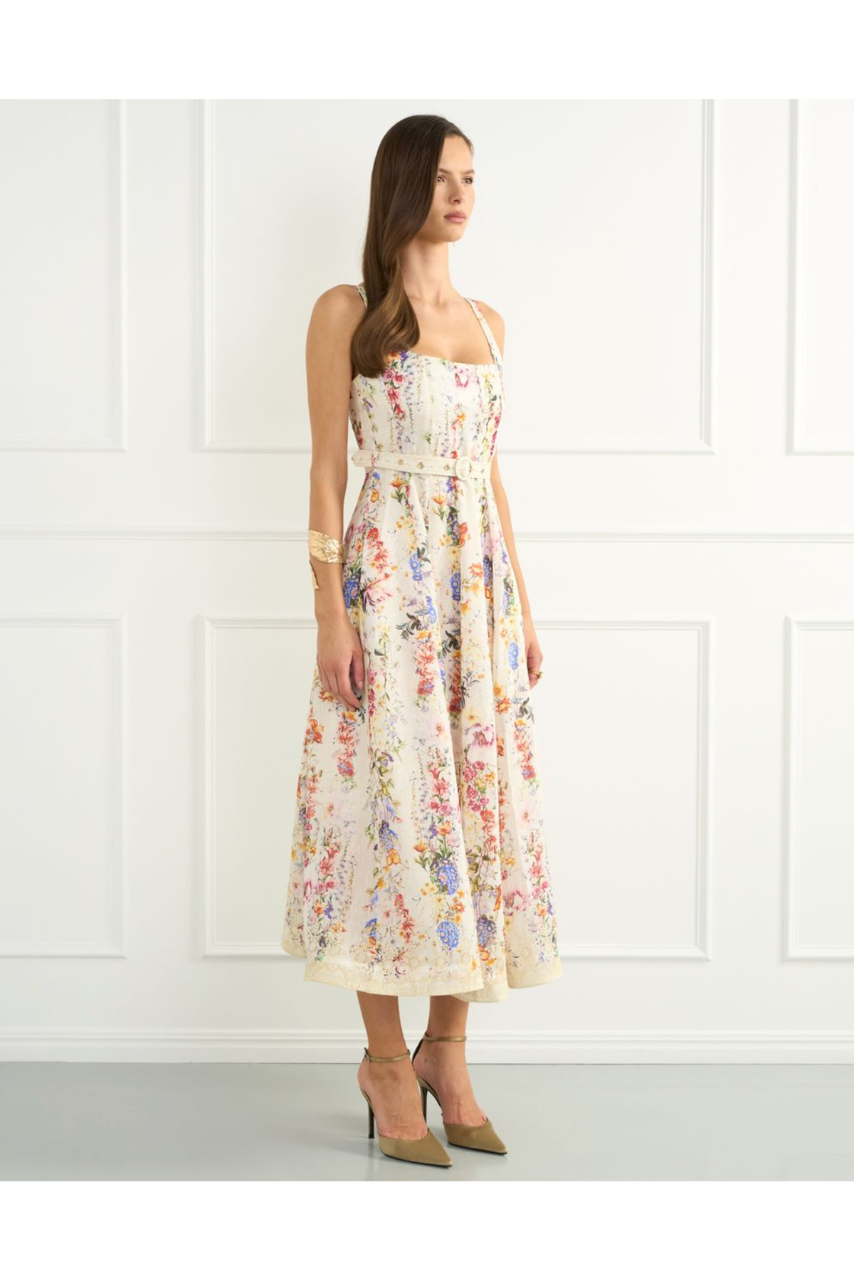AQUA BLU | VERA MIDI DRESS