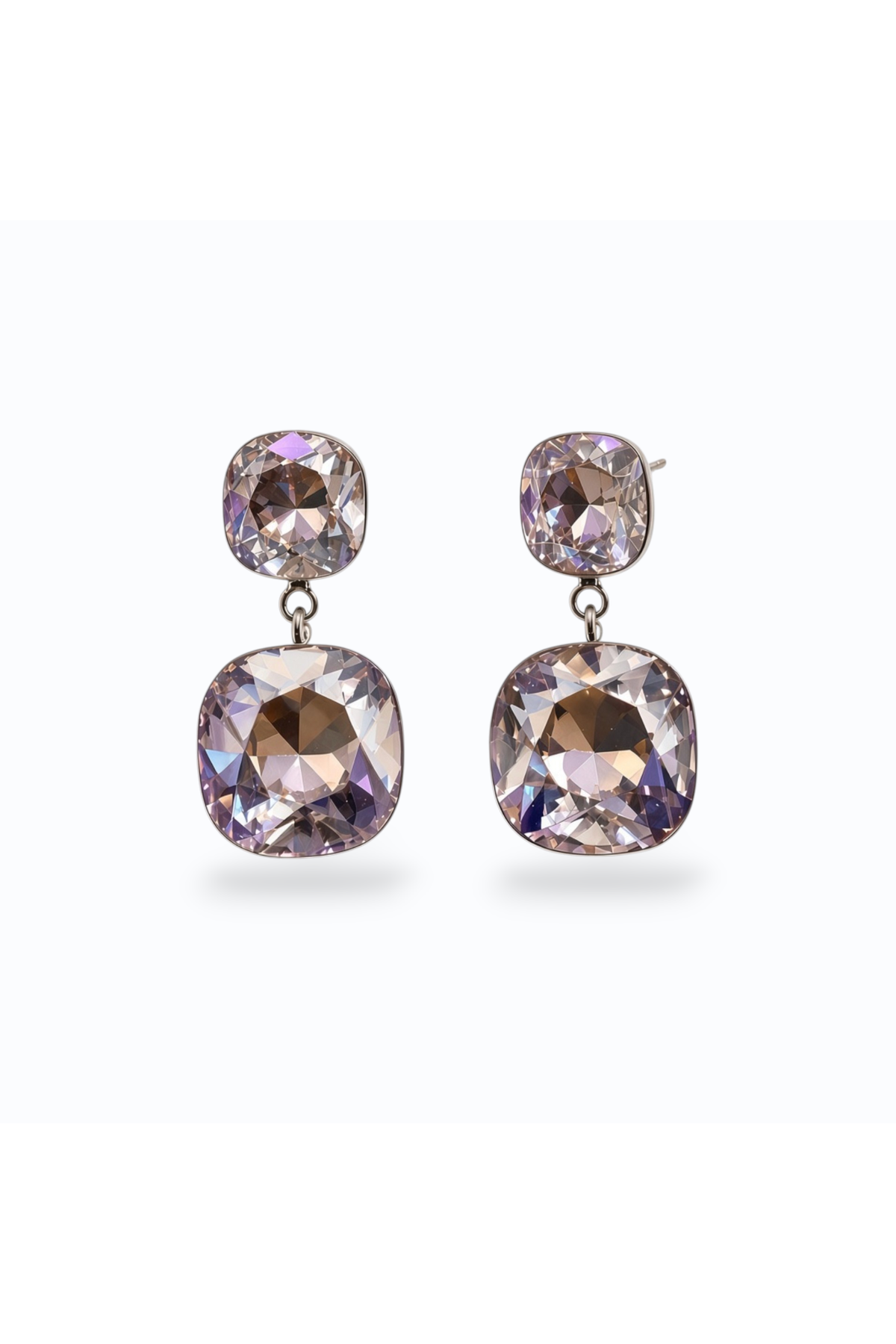 LEELO | PINK DROP DOWN EARRING