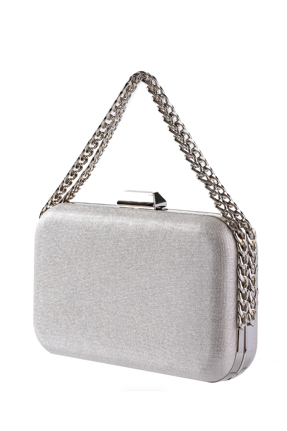 GREGORY LADNER | RECTANGLE BAG - Silver