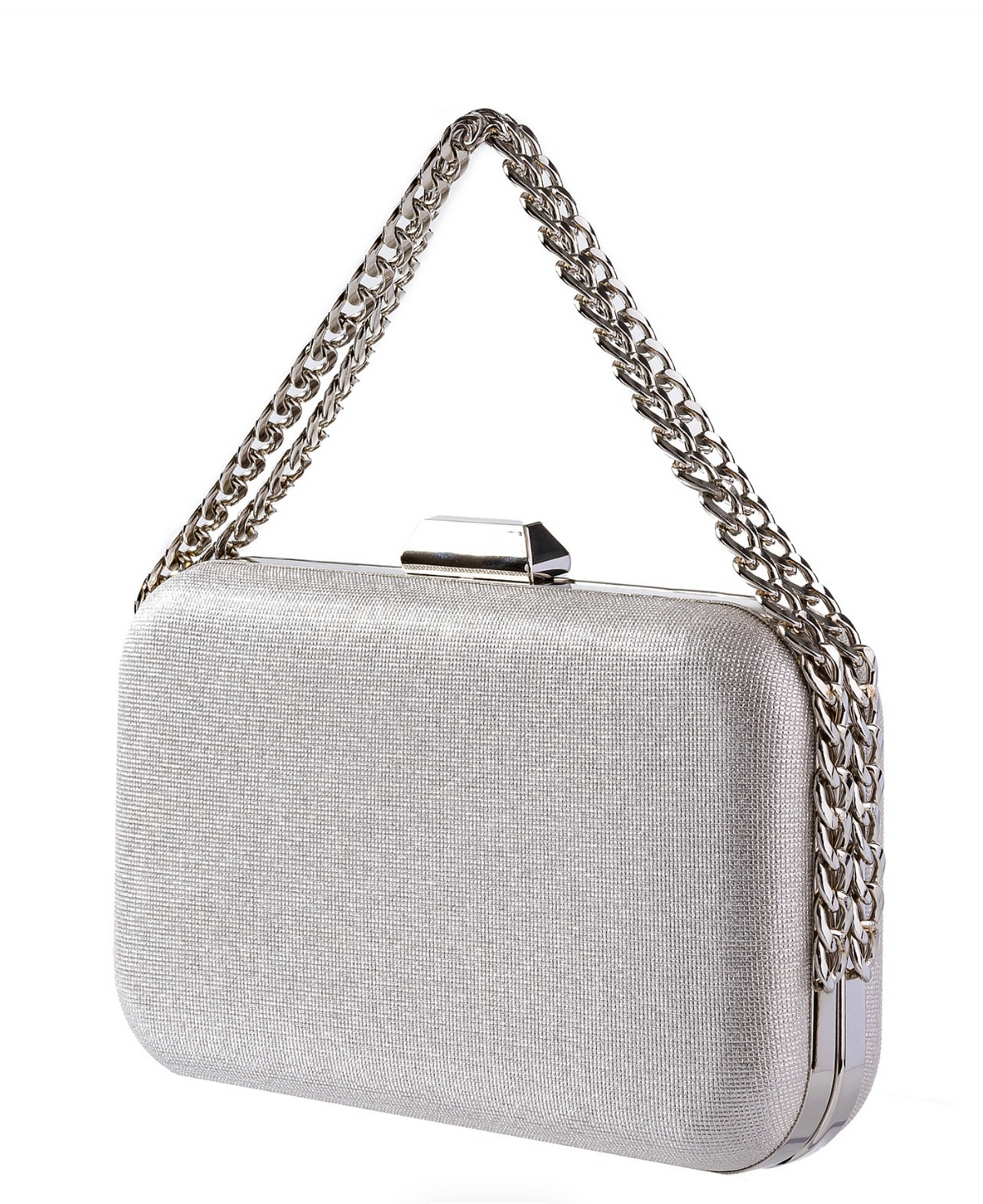 GREGORY LADNER | RECTANGLE BAG - Silver