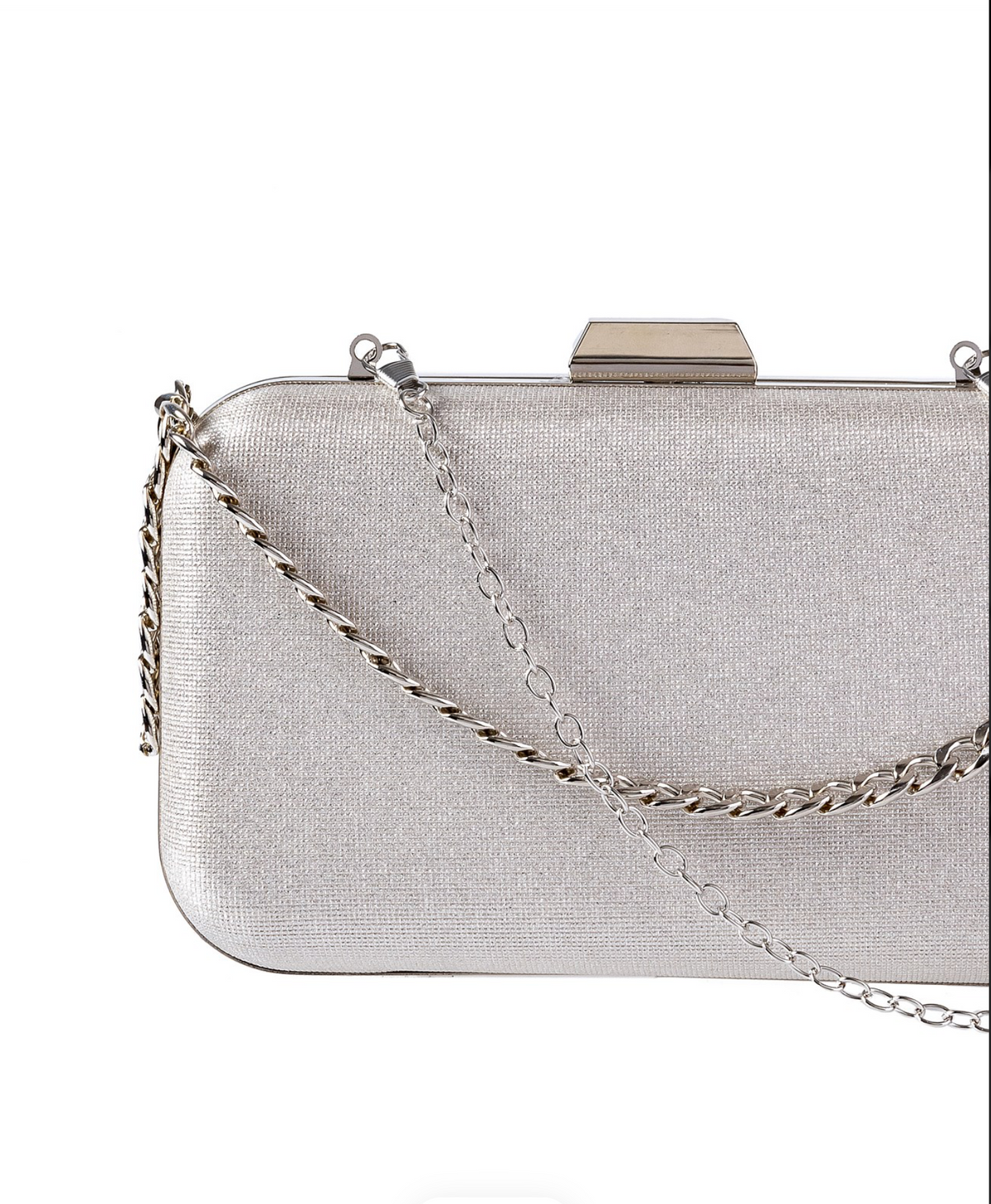 GREGORY LADNER | RECTANGLE BAG - Silver