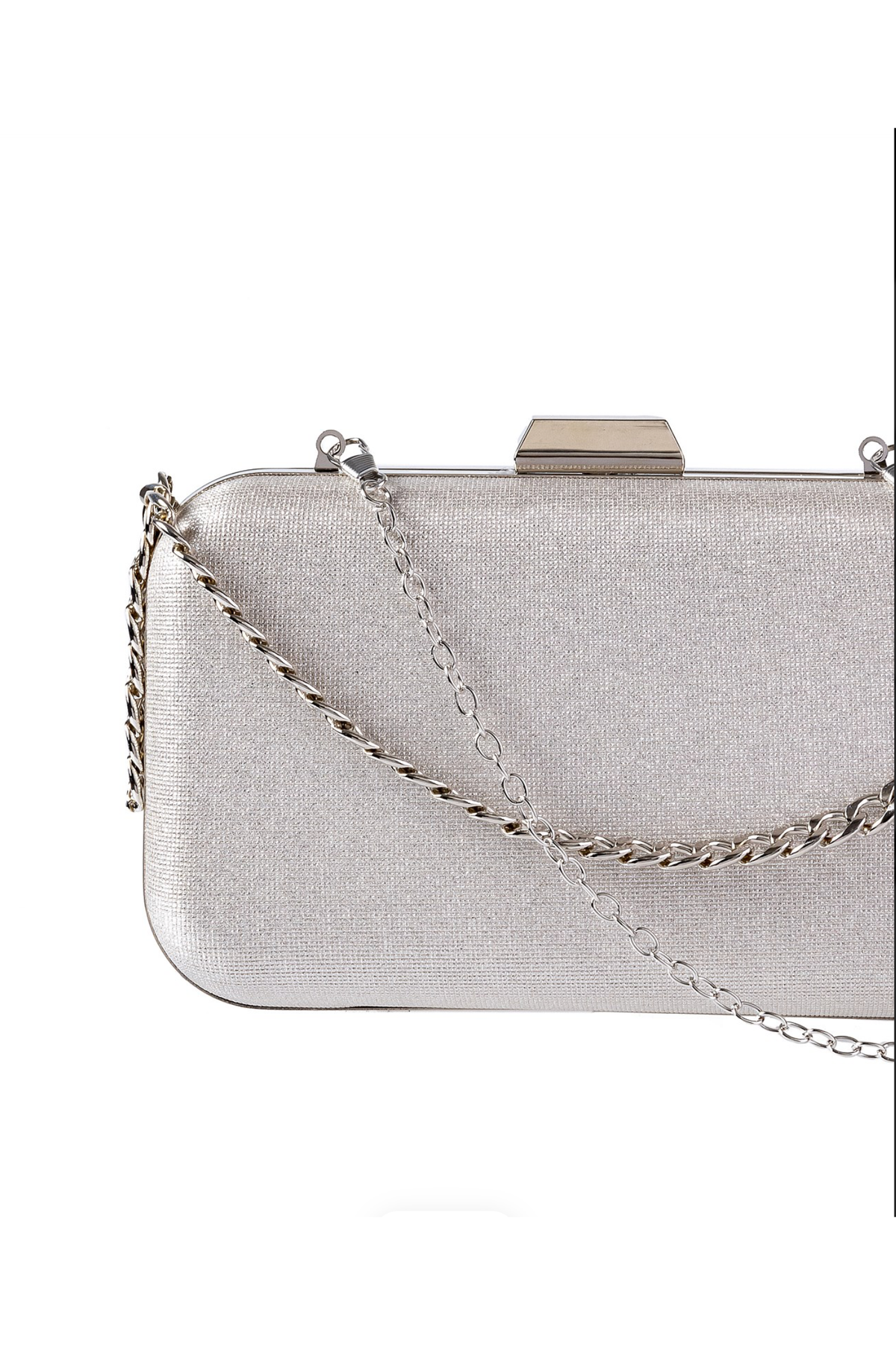 GREGORY LADNER | RECTANGLE BAG - Silver