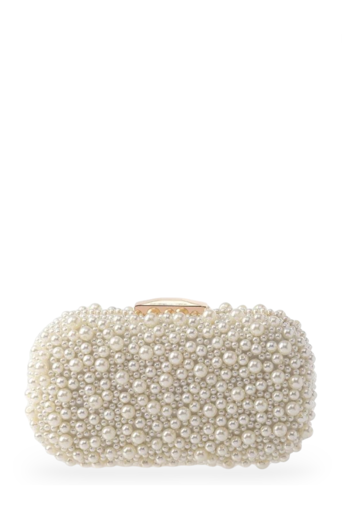 GREGORY LADNER | PEARL BEADED CHAIN STRAP CLUTCH BAG
