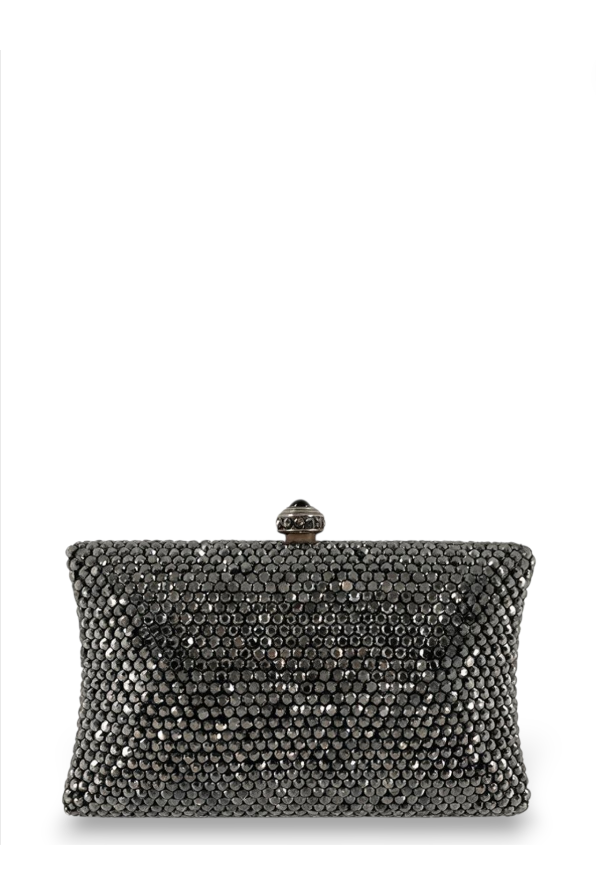 Charcoal Crystal Mini Clutch