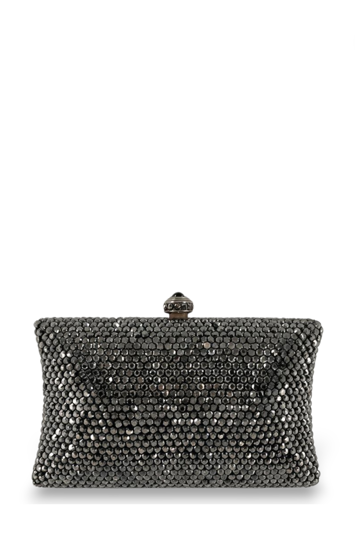 Charcoal Crystal Mini Clutch
