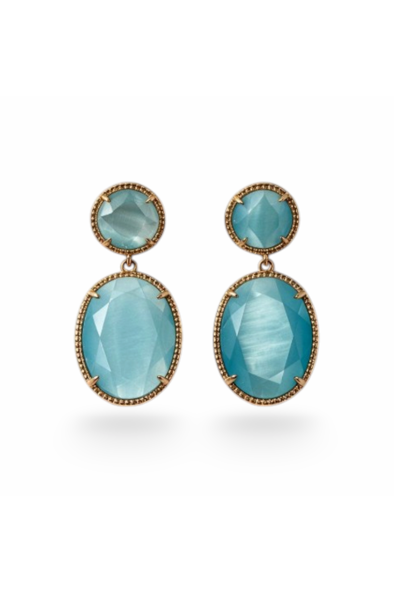 AZALEA | DROP EARRING - BABY BLUE