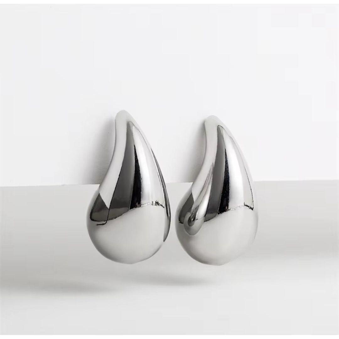 CORA | TEAR DROP EARRING - Silver