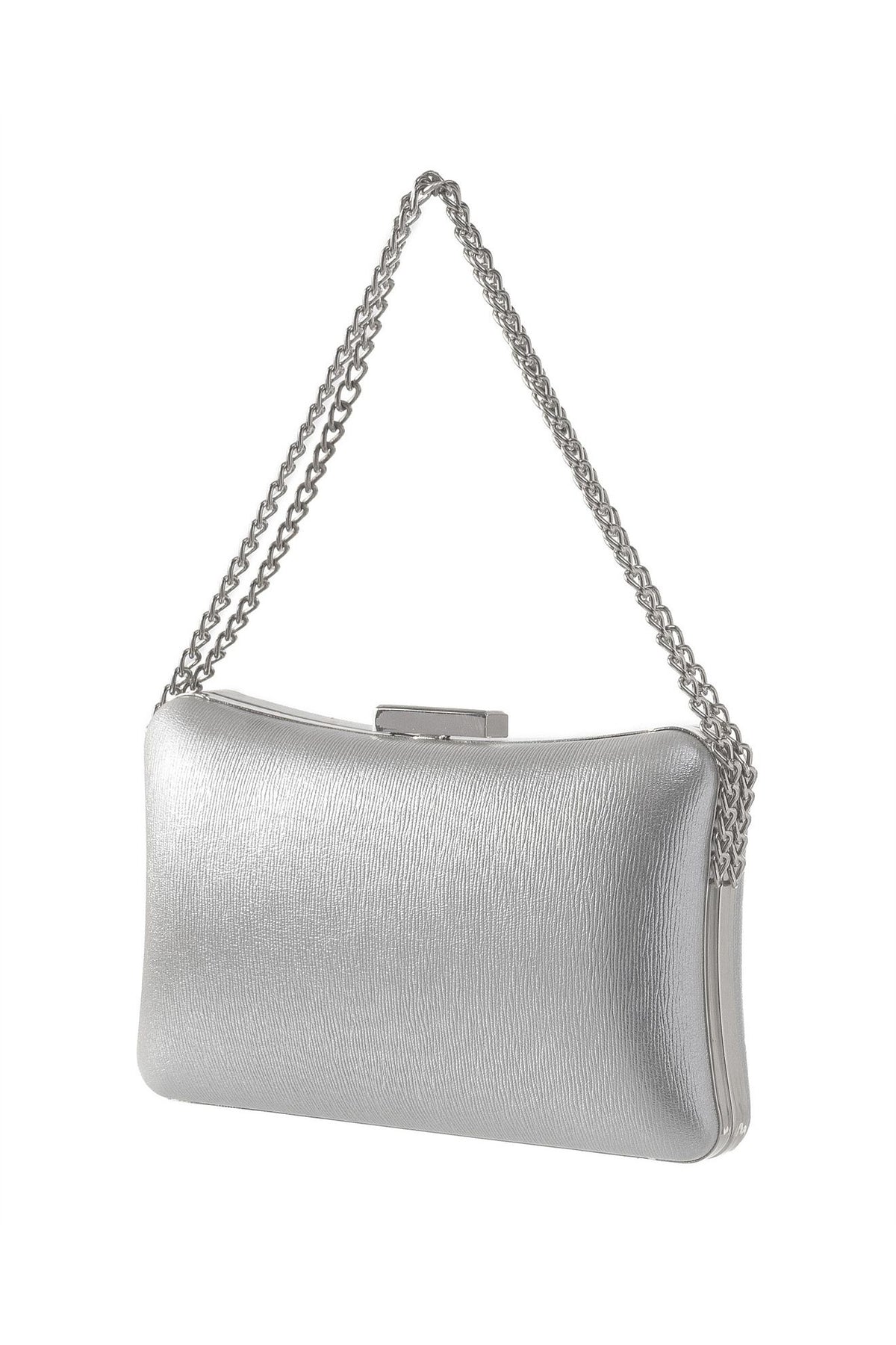 GREGORY LADNER | AVA BAG WITH SIDE CHAIN - Silver
