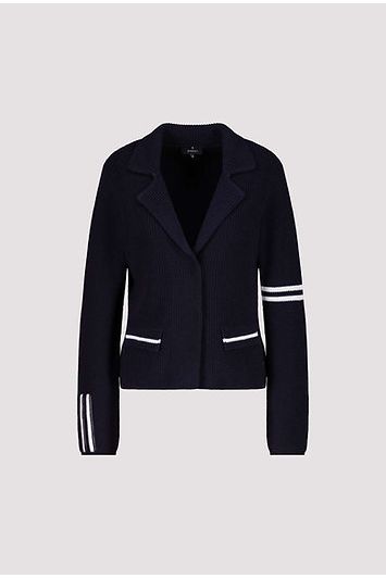 MONARI | KNITTED BLAZER JACKET - Navy