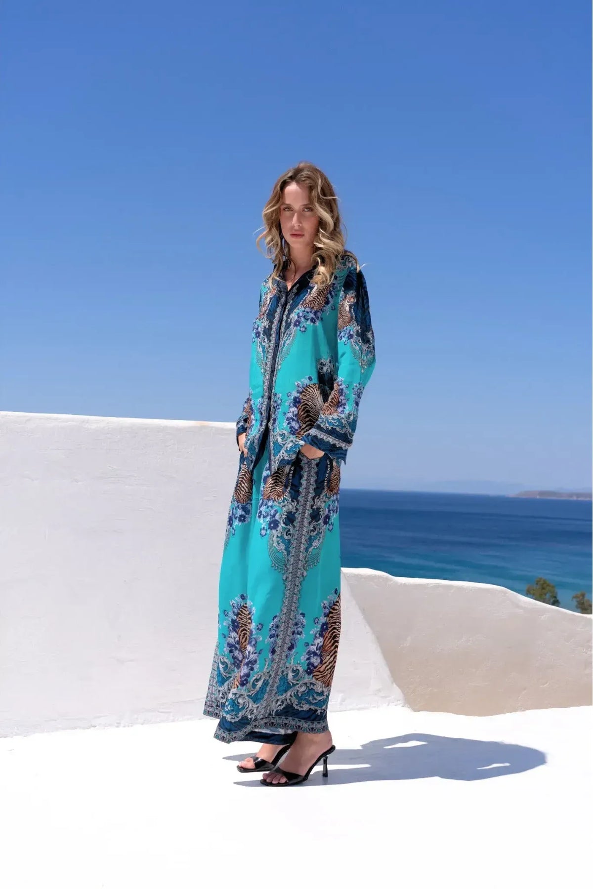 CZARINA | BLUE TIGRESS SHIRT